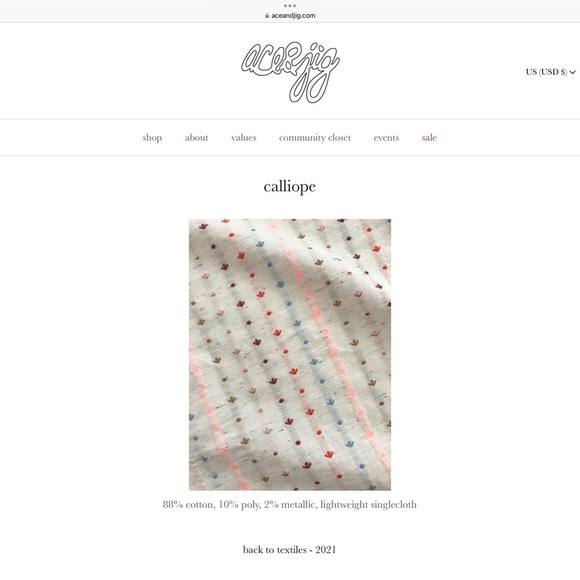 NWT Ace & Jig Reversible Duster Plus Size 4X Calliope Textile - Picture 14 of 14